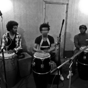 Gerardo's percussionists by Mish Aminoff